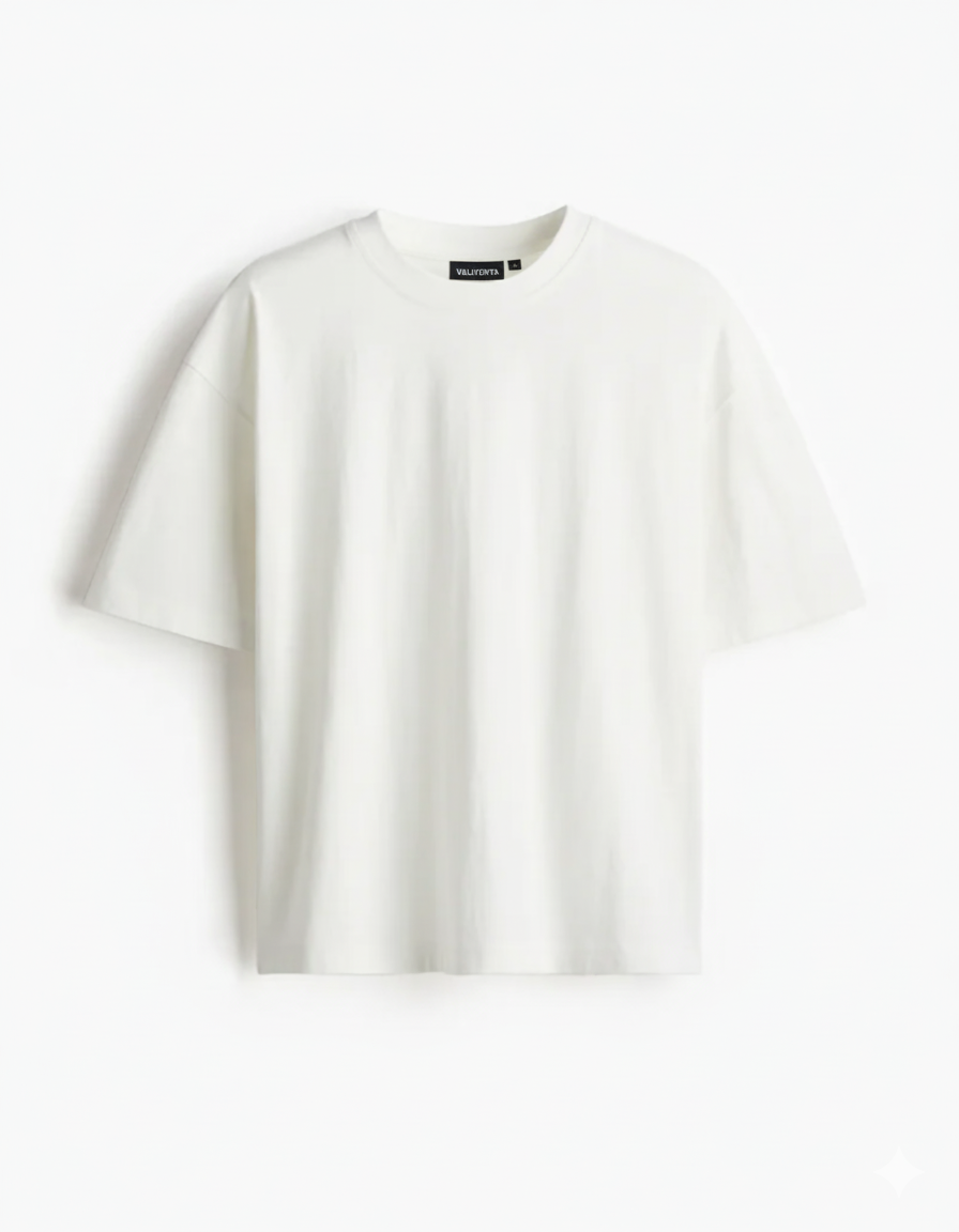 White T-shirt Half sleeve 100% cotton everyday tees